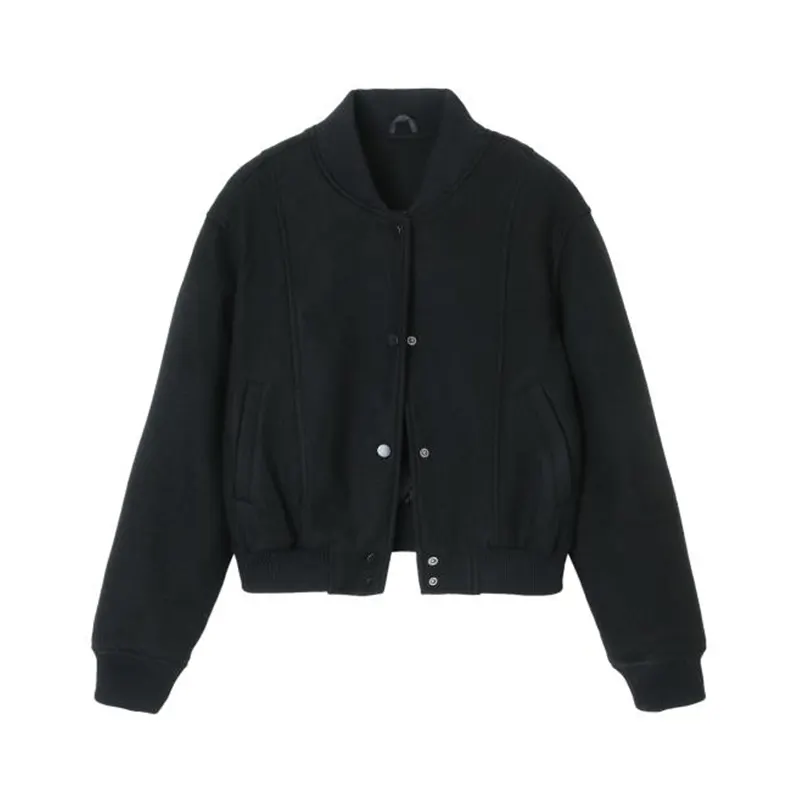 Vintage standkrave dame ulden Varsity jakke